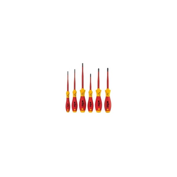 Набор отверток 6 штук WIHA SoftFinish electric slimFix SL/PH/PZ/Xeno 38362 Набор отверток 6 штук WIHA SoftFinish electric slimFix SL/PH/PZ/Xeno 38362
