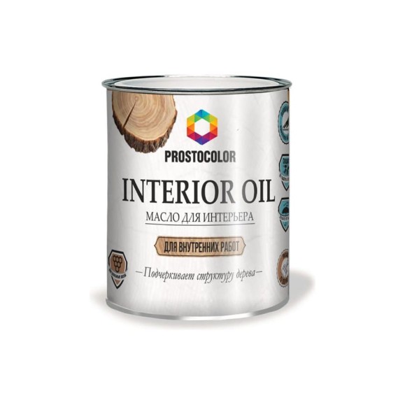 Масло ПРОСТОКОЛОР Prostocolor для интерьера можжевельник, 0,75л, 101039