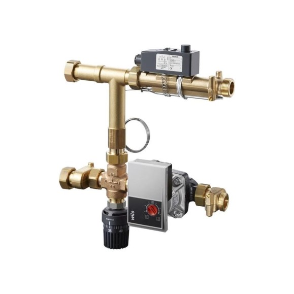 Насосная группа Oventrop Regufloor H, смесительная, DN 25, с насосом Wilo E15/1-5 1151000