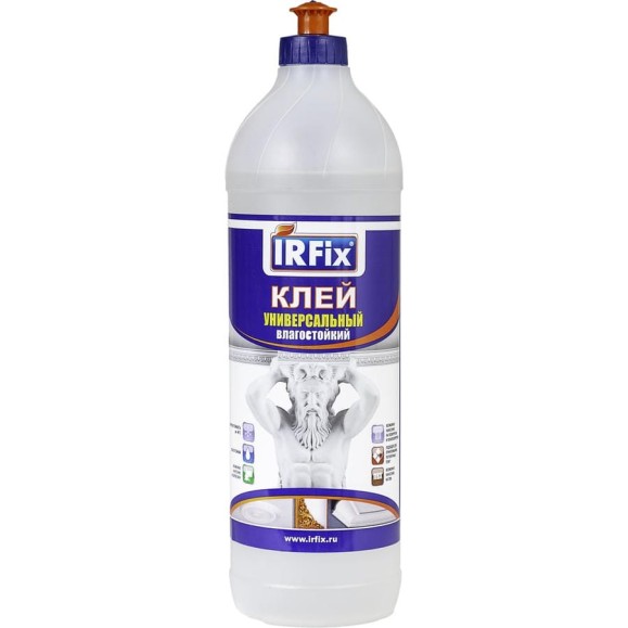 Универсальный влагостойкий прозрачный клей IRFIX 1 л 20037 Универсальный влагостойкий прозрачный клей IRFIX 1 л 20037