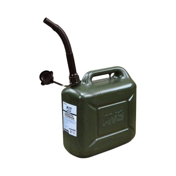 Канистра AVS TPK-Z 10 топливная 10л пластик тёмн.зелён A78493S