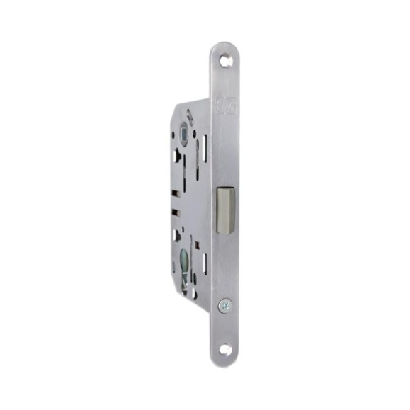 Корпус замка DOORLOCK DL431/50 PZ85 MCR матовый хром, реверсивный, пластиковая защелка, II класс 75322