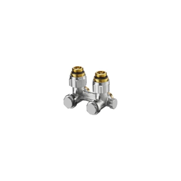 Узел Oventrop Multiflex F, 1/2 HP x 3/4 HP, запорно-присоединительный, угловой 1015994
