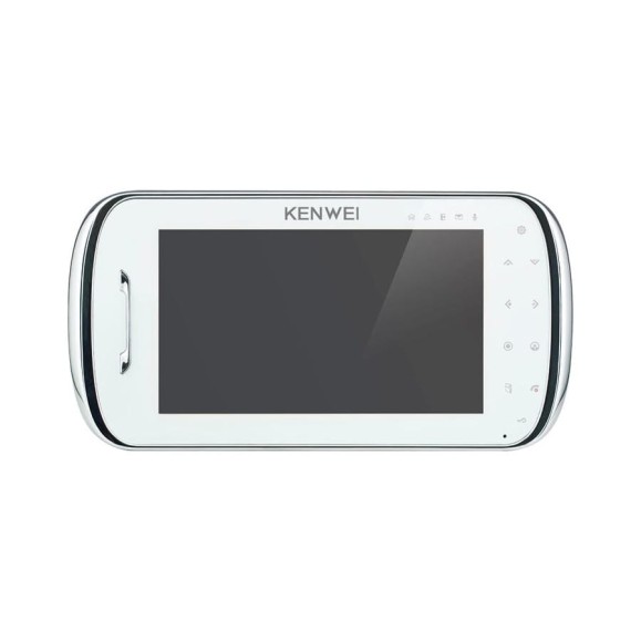 Цветной монитор видеодомофона без трубки (белый) Kenwei hands-free KW-S704C-W100 CC000002277