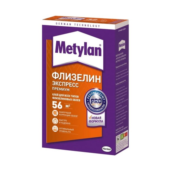 Обойный клей Metylan Флизелин Экспресс Премиум 500 г 2012036 Обойный клей Metylan Флизелин Экспресс Премиум 500 г 2012036