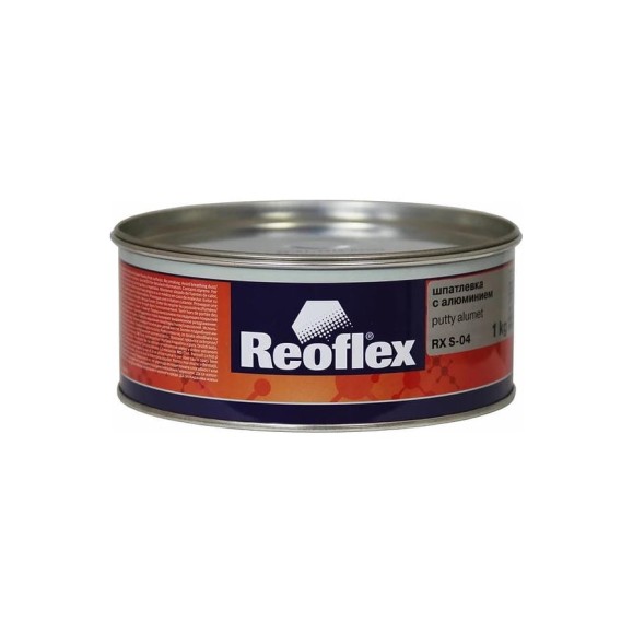Шпатлевка с алюминием Reoflex Alumet 1 кг RX S-04/1000