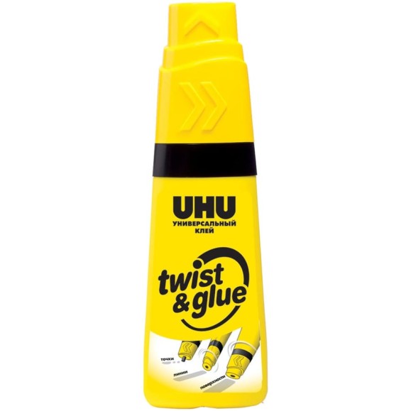 Универсальный клей UHU TWIST&GLUE 90г шт. 38850