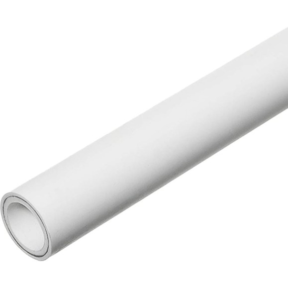Труба армированная стекловолокном VALTEC PP-FIBER PN 25, 75 мм, белый VTp.700.FB25.75