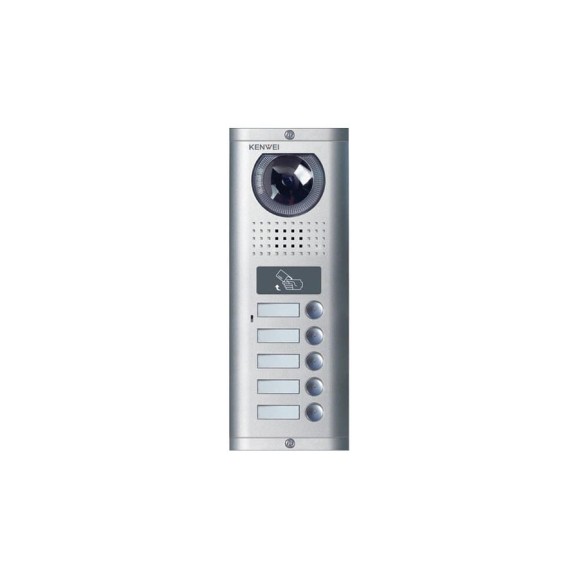 Многоабонентская панель цветного видеодомофона Kenwei KW-138EMC-5B-600TVL CC000002278