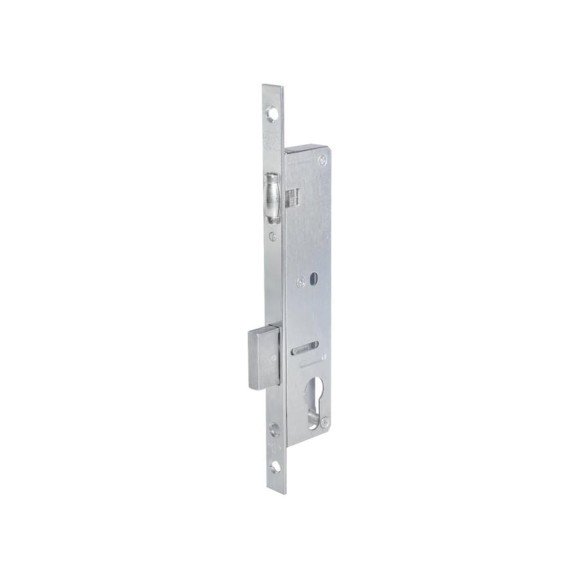Корпус замка DOORLOCK PL202 35/22 никелированный, с роликовым ригелем, для дверей из алюминиевого профиля 75386
