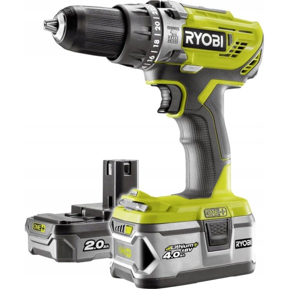 Ударная дрель-шуруповерт Ryobi ONE+ R18PD3-242S 5133003820 Ударная дрель-шуруповерт Ryobi ONE+ R18PD3-242S 5133003820