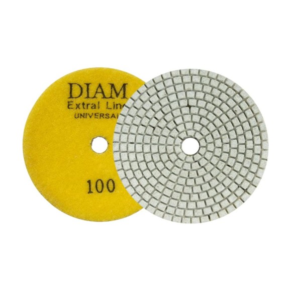 Круг алмазный гибкий шлифовальный Extra Line Universal №100 (100х2.5 мм; сухая/мокрая) DIAM 000673