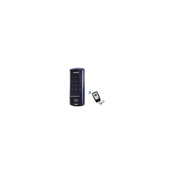 Накладной дверной замок Samsung без ручки + пульт д/у SHS-1321 W