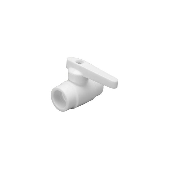 Шаровой кран FD-plast PPRC 40 мм, белый 82027 Шаровой кран FD-plast PPRC 40 мм, белый 82027
