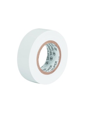Изолента Truper акрил, 18 м, ширина 19 мм, белая M-33B 12506