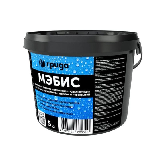 Мастика Грида Мэбис 5 кг 2/80 202986 Мастика Грида Мэбис 5 кг 2/80 202986