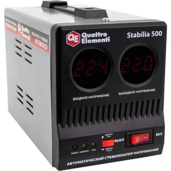 Стабилизатор напряжения QUATTRO ELEMENTI Stabilia 500 772-036