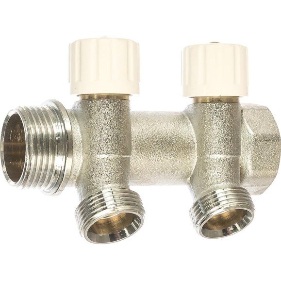 Сантехнический коллектор 1"х3/4"х2 TE-SA 203TG50-065-02