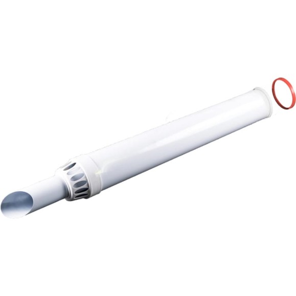 Труба коаксиальная с наконечником (антилед; 60/100 мм; 1.5 м) DR thermo PT-A/SR-1.5 Труба коаксиальная с наконечником (антилед; 60/100 мм; 1.5 м) DR thermo PT-A/SR-1.5