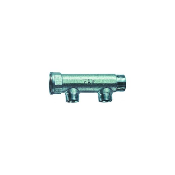 Коллектор с 2 отводами FAR 3/4" 1/2" НР FK 3625 3412
