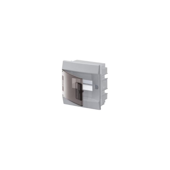 Бокс в нишу ABB Mistral414М прозрачная дверь c клемм, белый 1SLM004101A2200