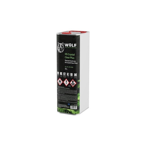 Прозрачный лак Wolf HS Crystal Clear Plus 5л 205.5000 Прозрачный лак Wolf HS Crystal Clear Plus 5л 205.5000