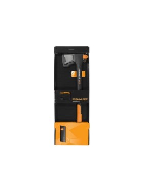 Топор-колун Х17 + перчатки + точилка Fiskars 129009