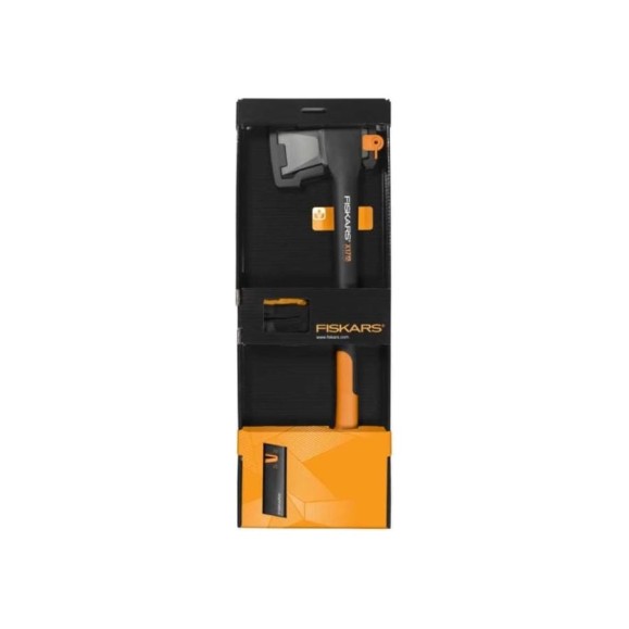 Топор-колун Х17 + перчатки + точилка Fiskars 129009 Топор-колун Х17 + перчатки + точилка Fiskars 129009