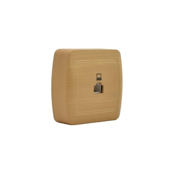Компьютерная розетка Lezard DEMET ясень 711-4700-139