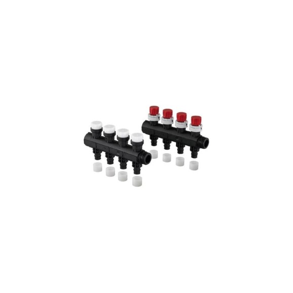 Коллектор Uponor с клапанами Vario Plus пластиковый, выходы 1X 20X2,0 Q&E 1034514 Коллектор Uponor с клапанами Vario Plus пластиковый, выходы 1X 20X2,0 Q&E 1034514