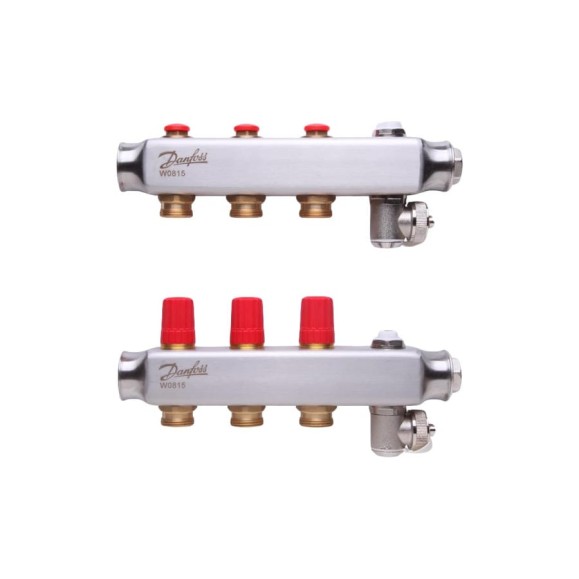 Коллекторы Danfoss SSM-3 для 3 контуров 088U0803