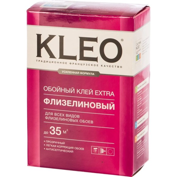 Обойный клей для флизелиновых обоев KLEO сыпучий 030 EXTRA 35 Обойный клей для флизелиновых обоев KLEO сыпучий 030 EXTRA 35