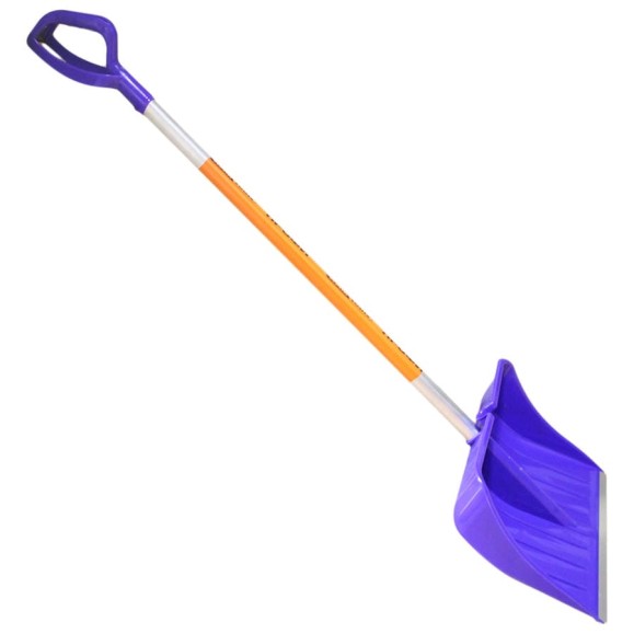 Снеговая лопата KAM-tools 530x380 с ручкой, цветная 7161