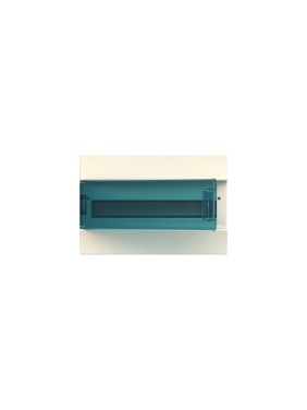 Настенный бокс ABB Mistral41, 18М, зеленая дверь, без клемм, белый 1SPE007717F0820