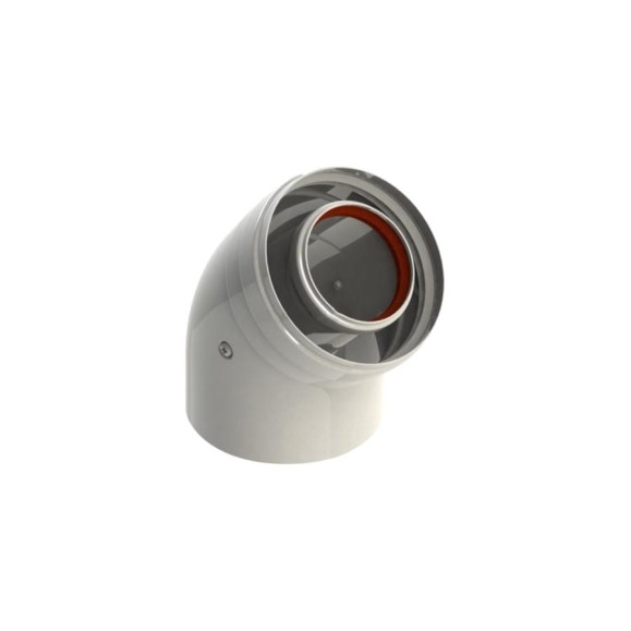 Колено промежуточное (45 градусов; 60/100 мм) DR thermo Y-018