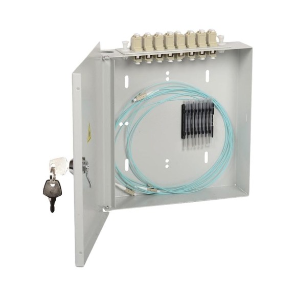 Укомплектованный настенный кросс ITK FOBX8-N-8SCUS03