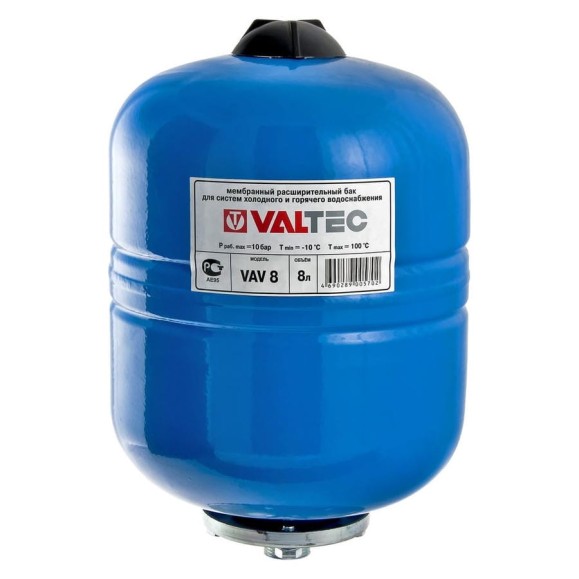 Бак расширительный для ГВС и ХВС (8 л) VALTEC VT.AV.B.060008