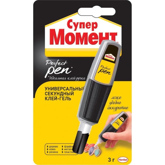 Супер-клей Момент Perfect Pen 3 г блистер 1 шт. ШБ KFUO Б0039105