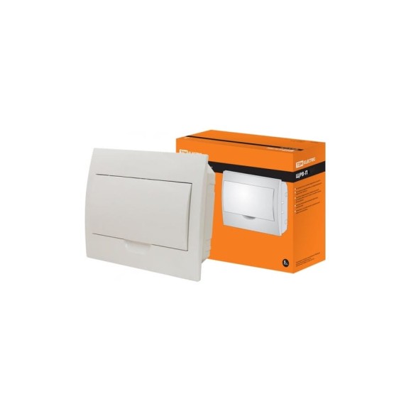 Встраиваемый бокс TDM ELECTRIC ЩРВ-П-6модулей, пластик, IP40 SQ0904-0002