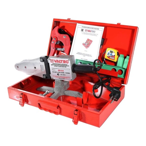 Комплект сварочного оборудования Valtec ER-03 50-75 мм 2000 Вт VTp.799.E.050075 Комплект сварочного оборудования Valtec ER-03 50-75 мм 2000 Вт VTp.799.E.050075