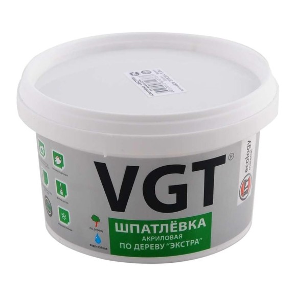 Шпаклевка по дереву Экстра Дуб 1 кг VGT 3348 Шпаклевка по дереву Экстра Дуб 1 кг VGT 3348