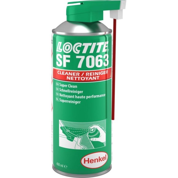 Быстродействующий очиститель Loctite 7063 для пластмасс, металлов, 400мл 2385316