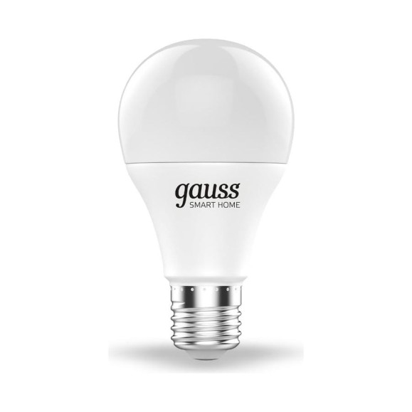 Умная Wi-fi лампочка Gauss, Smart Light DIM E27 А60 8,5 Вт 2700-6500K, диммируемая, управление голосом/смартфоном 1050112 Умная Wi-fi лампочка Gauss, Smart Light DIM E27 А60 8,5 Вт 2700-6500K, диммируемая, управление голосом/смартфоном 1050112