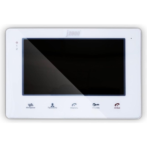 Цветной монитор видеодомофона без трубки hands-free J2000 DF-ВИКТОРИЯ DVR белый CC000004218