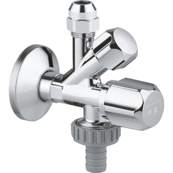 Комбинированный угловой вентиль GROHE WAS 1/2" 22035000 Комбинированный угловой вентиль GROHE WAS 1/2" 22035000