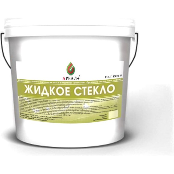Жидкое стекло Ареал+ 1,5 кг А-519