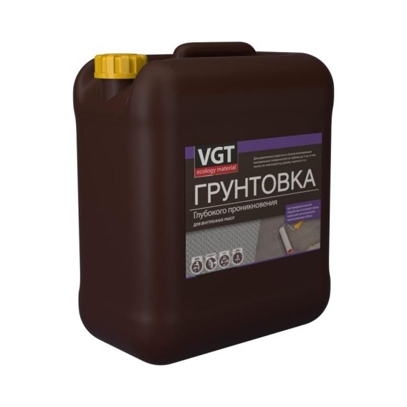 Грунтовка глубокого проникновения VGT ВД АК 0301 для внутр. работ 10 кг 11602861