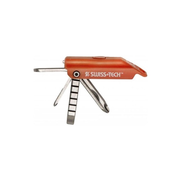 Складной набор отверток (оранжевый) Swiss+Tech Screwz-All 7-in-1 ST50035