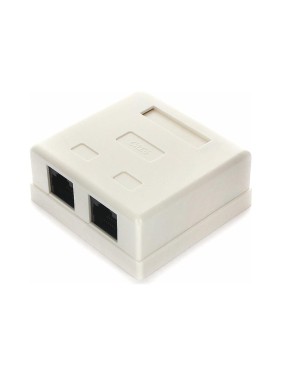 Розетка Cablexpert RJ-45 кат.6 внешняя 2 порта, 110&Krone NA218