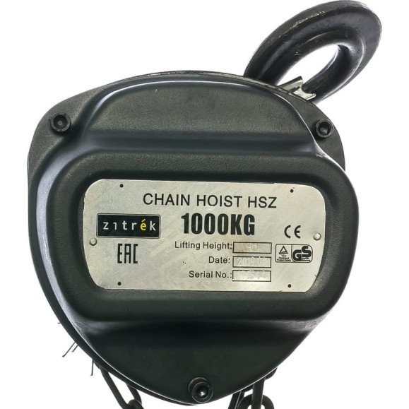 Ручная шестеренная таль (1т, 9м) Zitrek HS-Z004-4476
